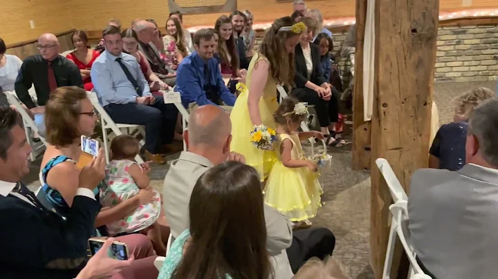 Flower Girls at Tyler and Jazzy's Wedding, Aug. 12...