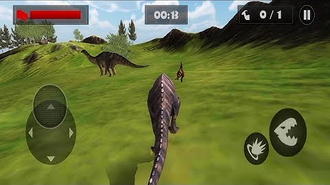 Hungry T-Rex | Island dino hunt | Gameplay walkthrough part 1 | Offline games android & IOS