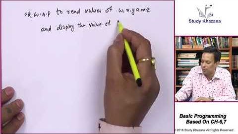 CBSE Class 11 Computer Science - NCERT Chapter 6 Basic Programming Based On - Lecture No. 02