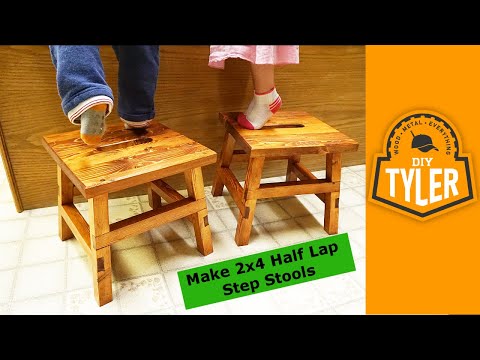 Video: Diy Step Stool: How To Make It Out Of Wood According To Dimensional Drawings?