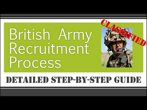 イギリス陸軍の採用プロセス–詳細なステップバイステップガイド