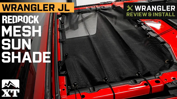 Jeep Wrangler JL RedRock Mesh Sun Shade Review & Install
