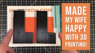 Design Talk  -  3D Printable Cabinet Handle Jig!