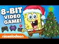 SpongeBob Loud House Casagrandes 8 Bit Video Game HOLIDAY LEVEL Nick Arcade Speed Run 