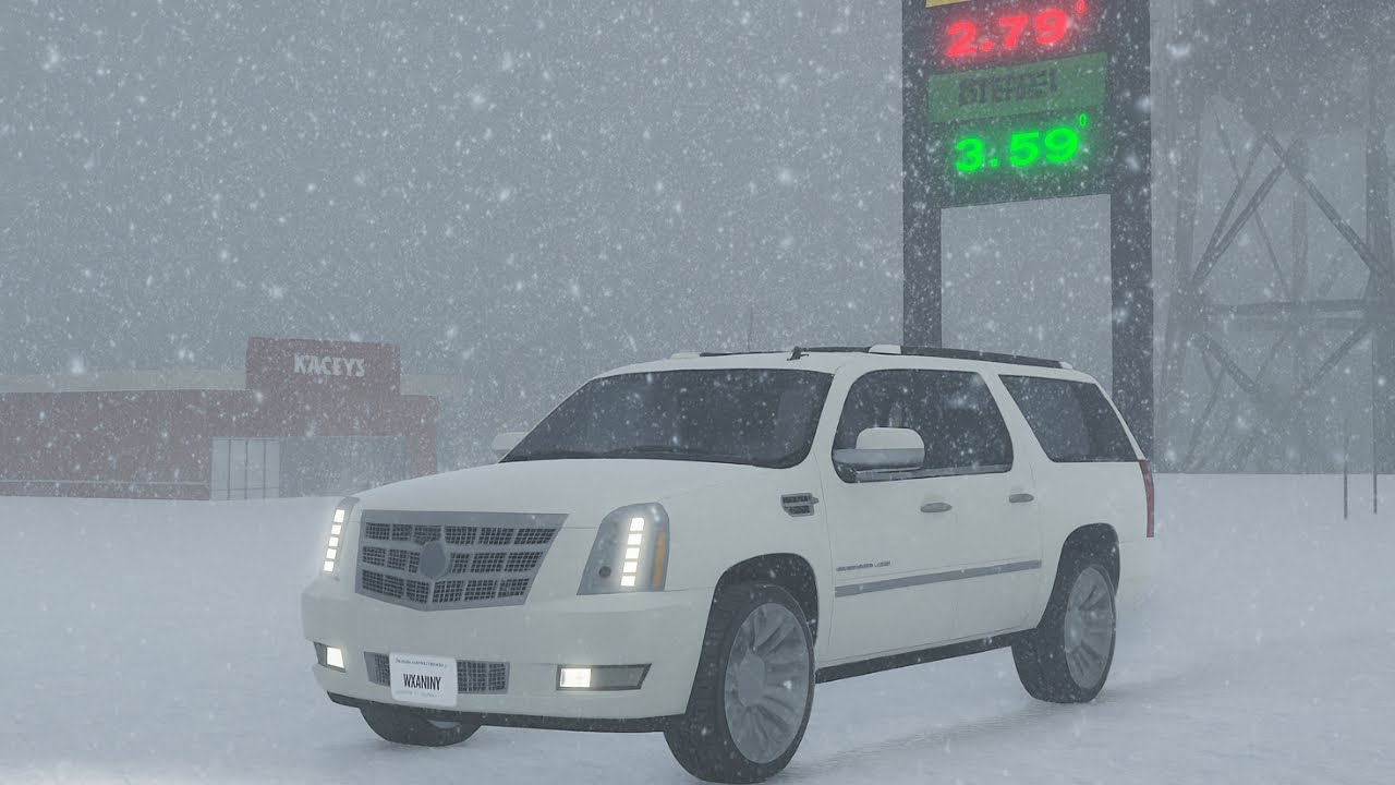 *МОЩНАЯ* снежная буря обрушилась на центральный Канзас в Roblox CITY. ЭВАКУАЦИЯ. Ролевая игра.