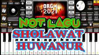 NOT ORG 2021 LAGU SHOLAWAT HUWANNUR