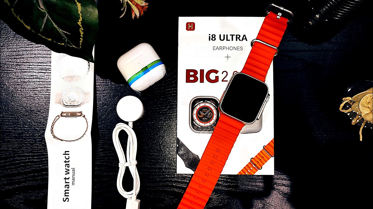 I8 Ultra Smart Watch Unboxing Detail Review I8 Ultra Earphones i8-ultra-smart-watch-unboxing-detail-review-i8-ultra-earphones