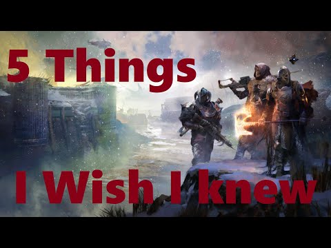 5 Things I Wish I knew As A New Player - 5 Useful Things Destiny 2 Does Not Tell New Players