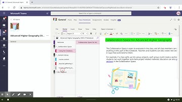 How do I access Class Notebook and hand in an Assignment?