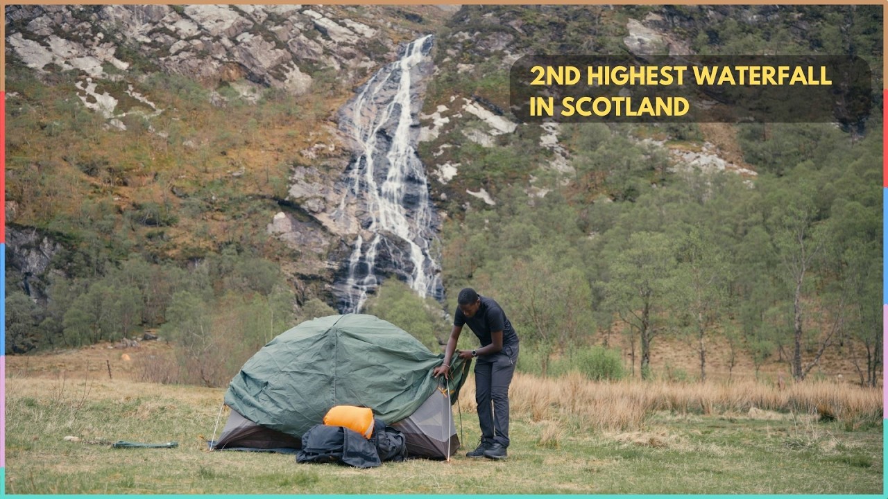 I tried solo camping in Scotland. It was perfect | Steall waterfall