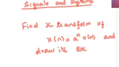 Z-Transform of x(n)=a^n u(n) and draw it