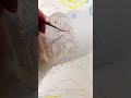 ハニーレモンソーダを水彩で描きました