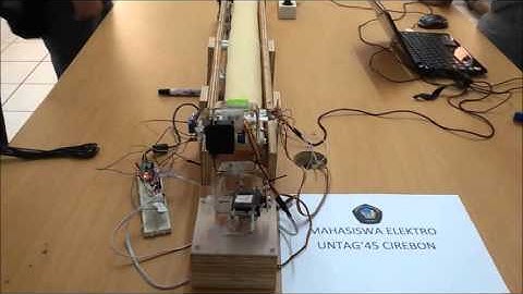 Robot Lengan (arm robot) dan Conveyor - Mahasiswa Elektro Semester 2 & 4