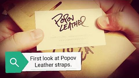 Popov Leather: Canadian made, Horween leather watch straps