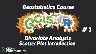 💎 01 Scatter Plot Introduction. Bivariate analysis with R and QGIS.