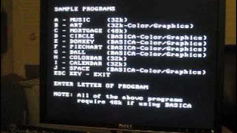 PCDOS / MSDOS 1.0 running on the MCL86 microsequencer 8088 FPGA core