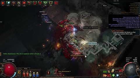 POE   Gladitor block build   Map T 10 level 90