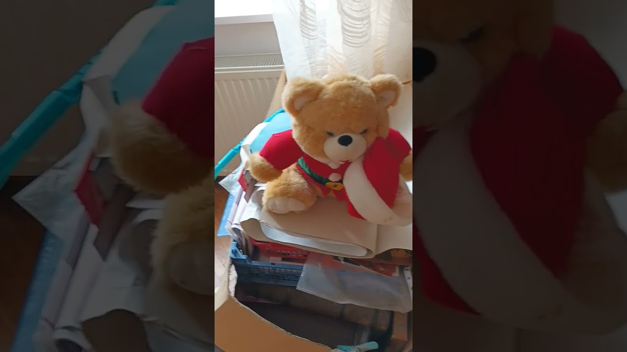 singender weihnachtsbär