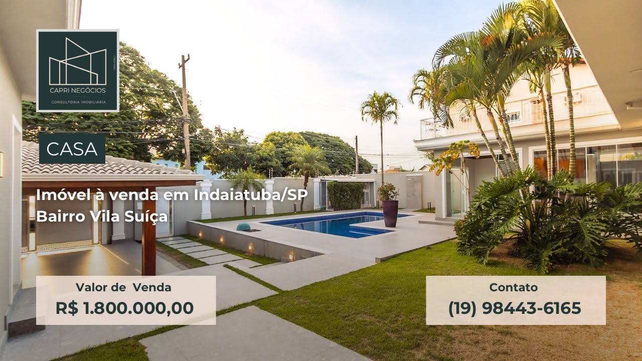 Casa à venda no bairro Vila Suíça - Indaiatuba/SP