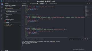 CRUD dengan NODE JS, Bootstrap dan MySQL