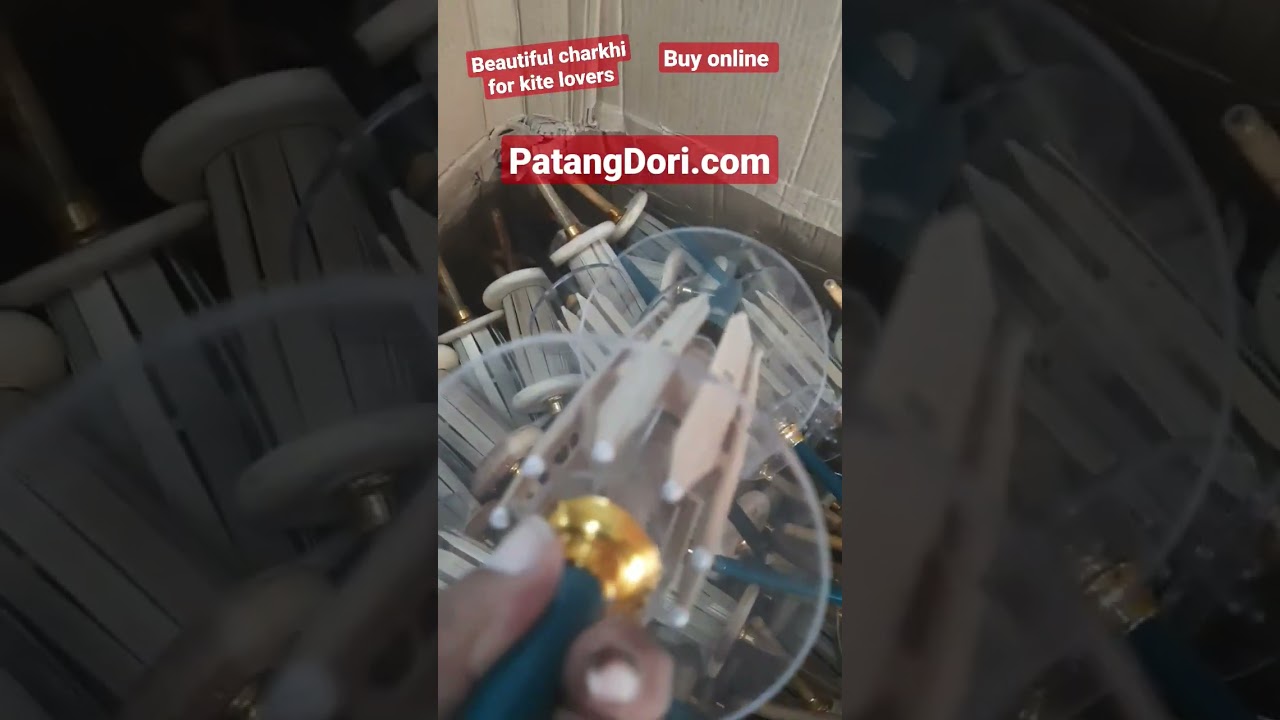 Beautiful charkhi for kite lovers from PatangDori.com