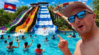 $2 Water Park in Siem Reap 🇰🇭 (Slides, Pool & Restaurant?!)