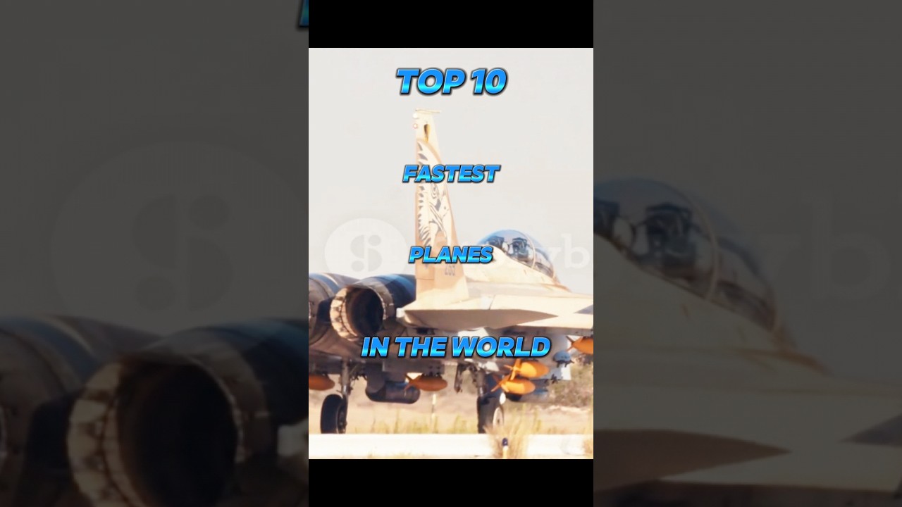 Top 10 FASTEST PLANES In The World 🌍 