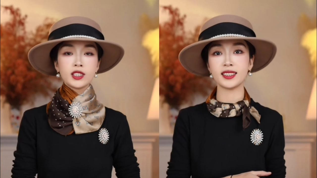 100 Stylish Ways to Tie a Silk Scarf #fashion #scarf #scarffashion