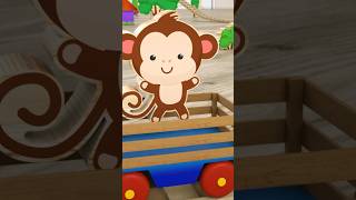 Let’s Learn Animals 🐒with Tino the Train 🚂 #tino #cartoon #animation #educationalcartoons