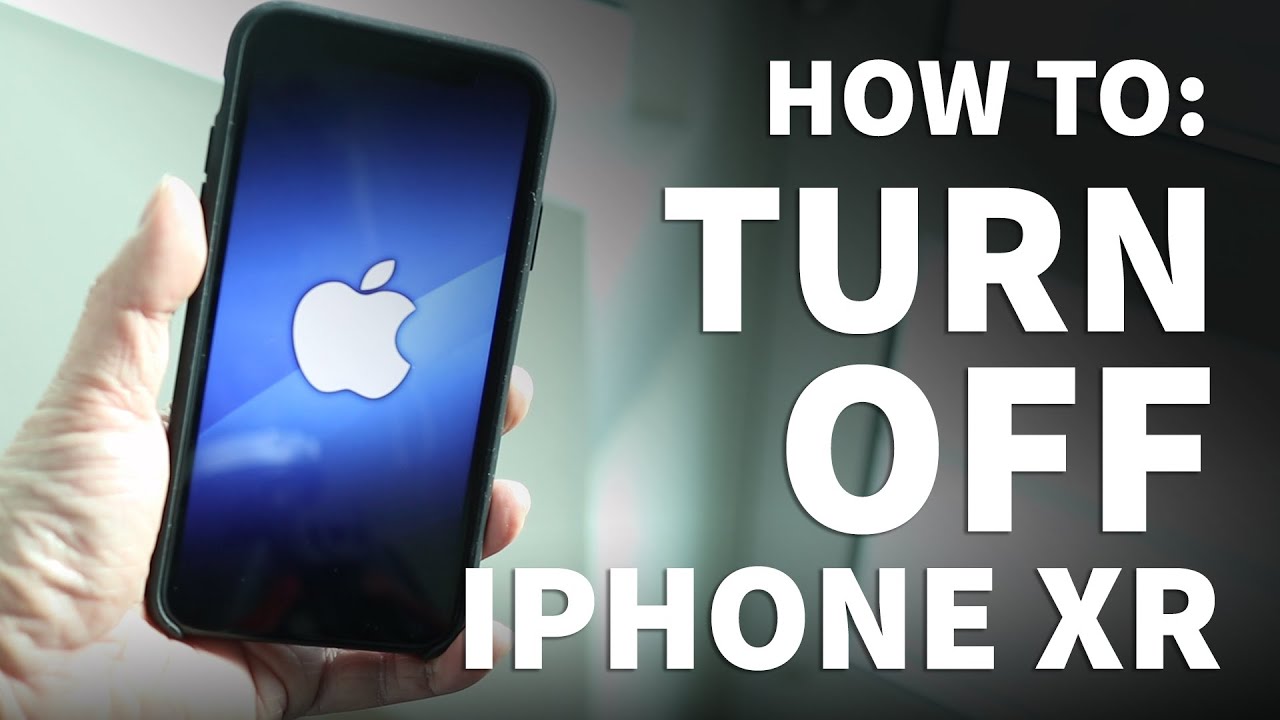 How to switch off iphone xr