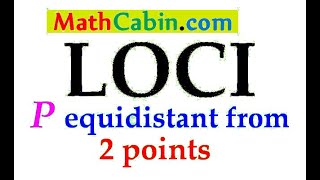 Locus of Points problem #4 ! ! ! ! !