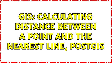 GIS: Calculating distance between a point and the nearest line, PostGIS (2 Solutions!!)