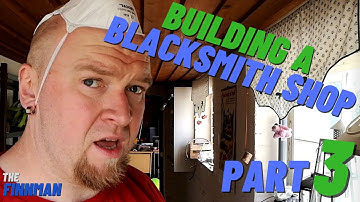 Building A Blacksmith Shop In An Old Barn - Part 3 Of 10 - Cleaning up