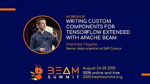 workshop:Building custom TFX Components - Hannes Hapke
