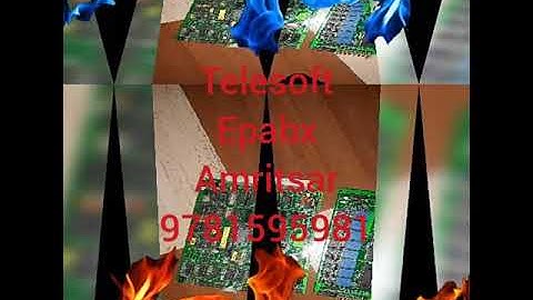 Telesoft Epabx Intercom Phone Repair Programming Amritsar 9781595981
