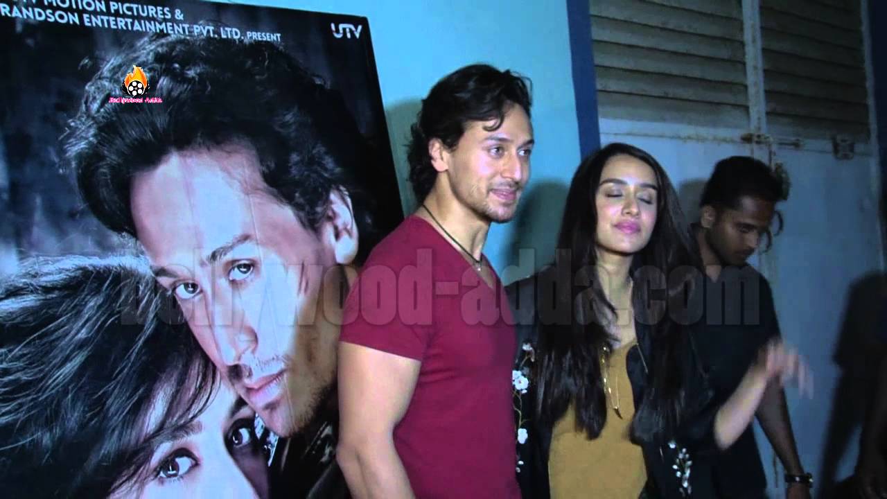 Tiger Shroff & Shraddha Kapoor At Screening Of Baaghi