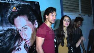 Tiger Shroff & Shraddha Kapoor At Screening Of Baaghi