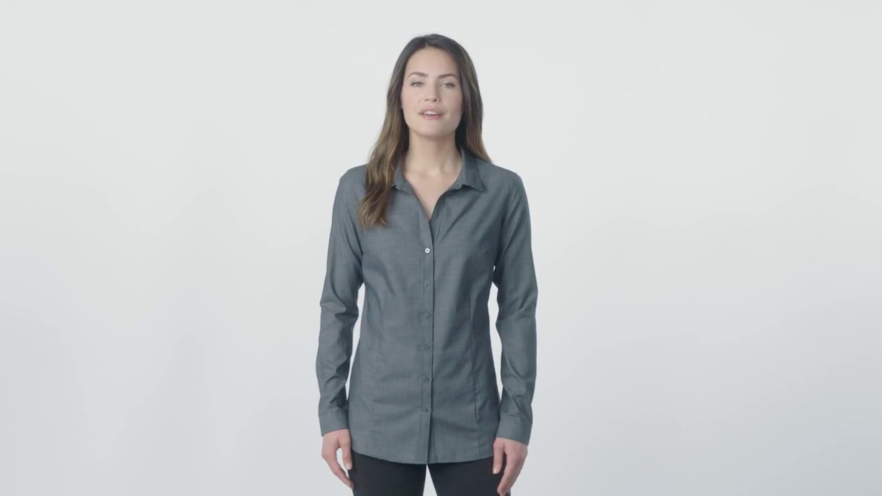 Port Authority LW645 Women's Pincheck Easy Care Shirt - Buy at ...