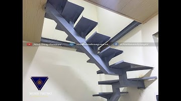 Cầu Thang Xương Cá - Mặt Bích Tôn Nhám