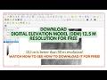 Download Digital Elevation Model (DEM) 12.5 m Resolution Data for FREE #gis