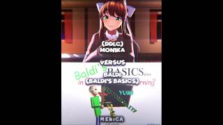 Monika vs Baldi  youtubeshorts shorts ae alightmotion baldisbasics ddlc baldi monika fyp