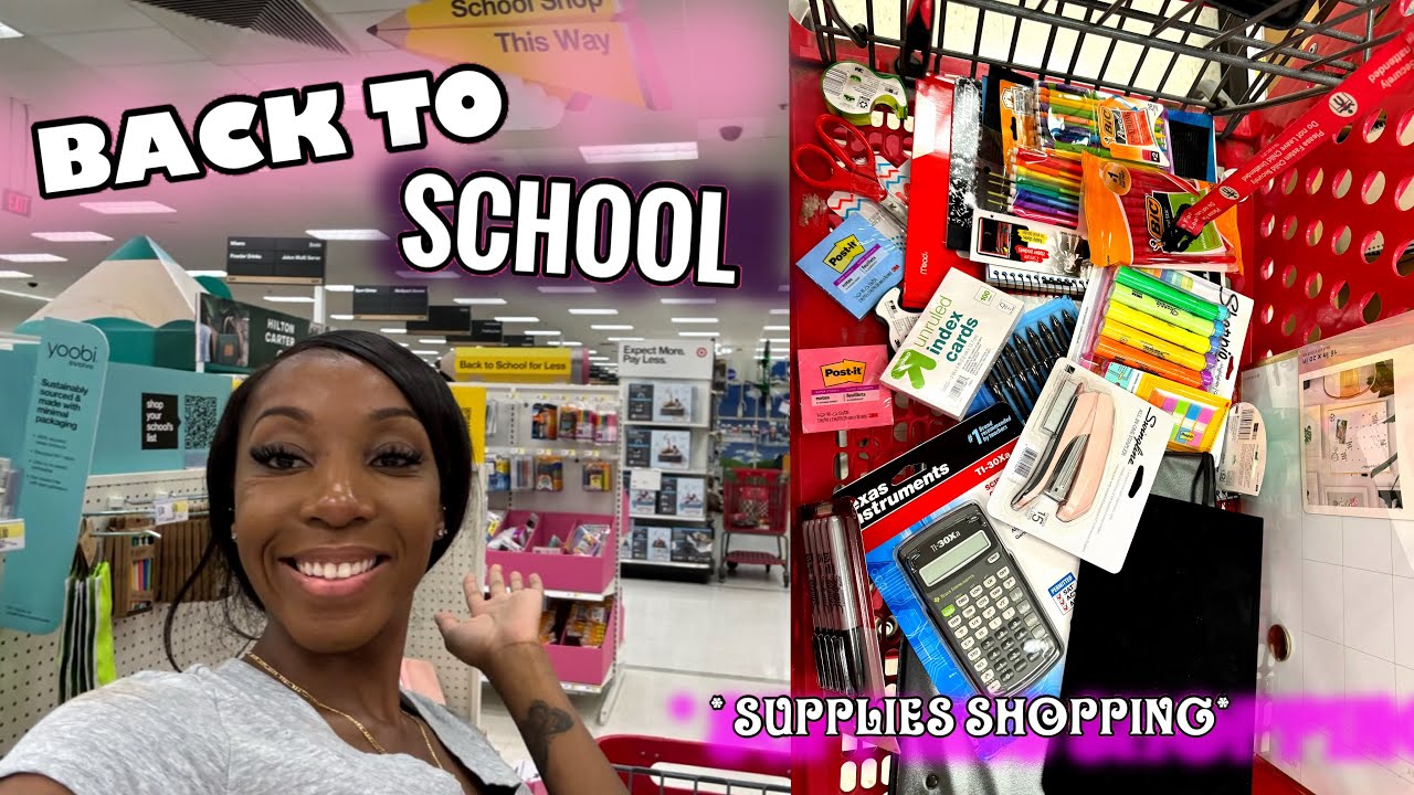 TARGET BACK TO SCHOOL SUPPLIES SHOPPING SPREE 2024! *college edition*