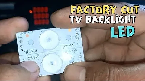 TV Backlight LED Factory Cut Testing using Adjustable Power Supply