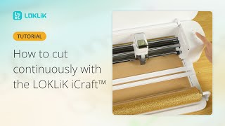 How to cut matless materials (smart vinyl) with LOKLiK iCraft (English tutorial)