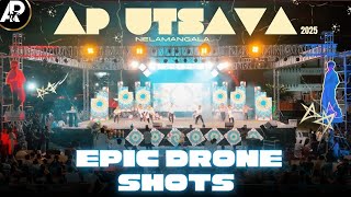 Epic Drone Shots of AP Utsava 2025🚁| Celebs, Crowd & Dance Performances | Cinematic Drone Film