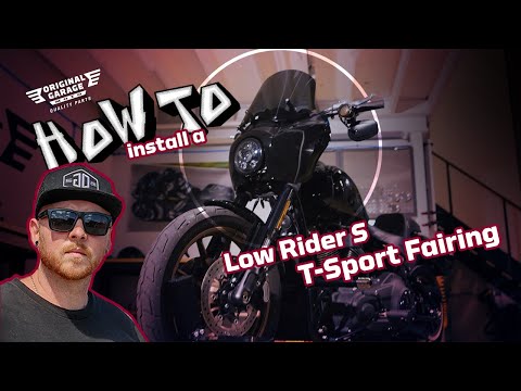 How To Install the OG T-Sport Fairing on a Low Rider S - YouTube