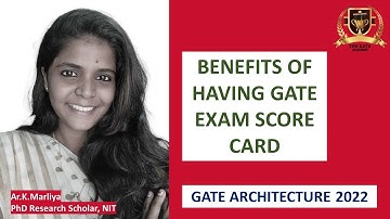 GATE ARCHITECTURE EXAM | How does it Benefit a student ??