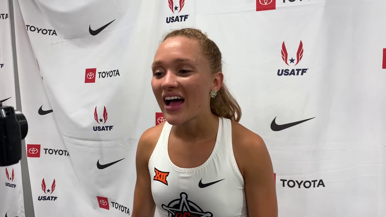 Sinclaire Johnson after making USATF final - YouTube