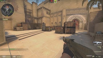 CS:GO Mirage T Side A Site Bots Molotov 1v1