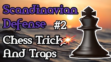 Scandinavian defense|| chess trap in chess ||  @Sharmilanchess  part 2 || chess tips and tricks ||